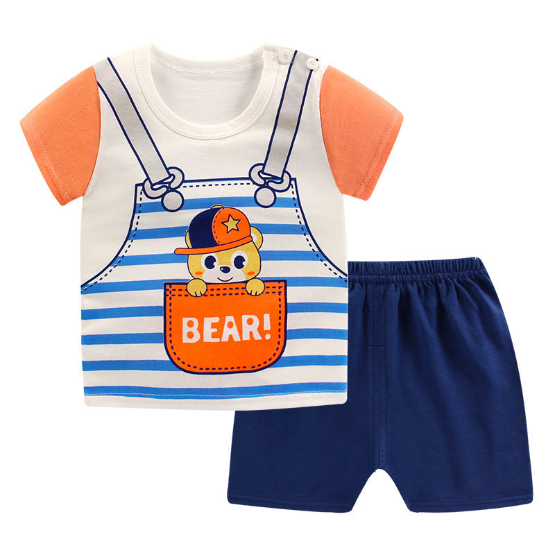 Children's summer short sleeve suit