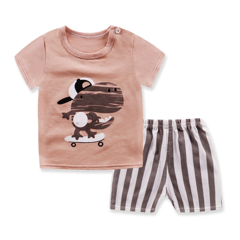 Children's summer short sleeve suit
