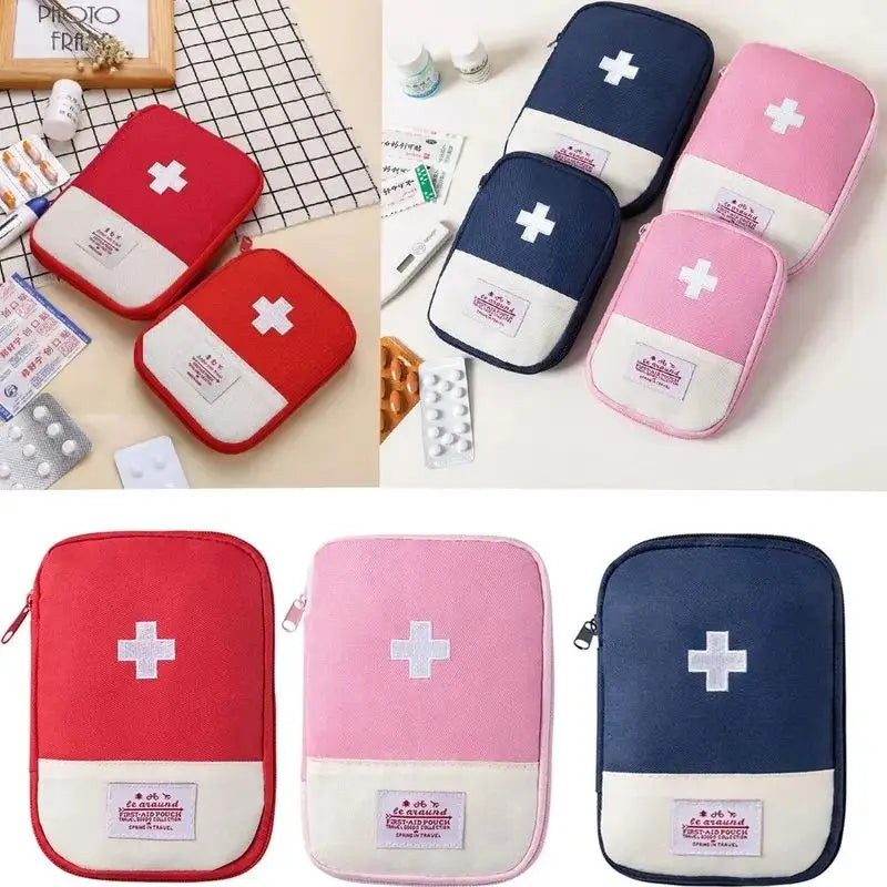 First Aid Kit Pouch – Home Medicine Storage & Emergency Survival Bag for Outdoor Travel and Rescue