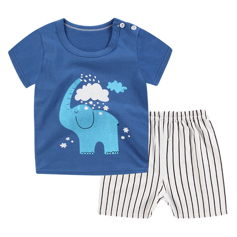Children's summer short sleeve suit