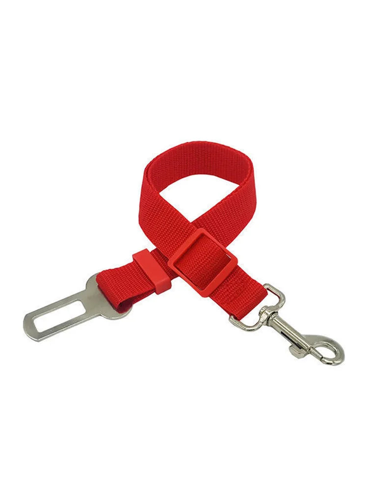 Pet Dog & Cat Car Seat Belt & Safety Harness – Travel Protector with Breakaway Dog Leash