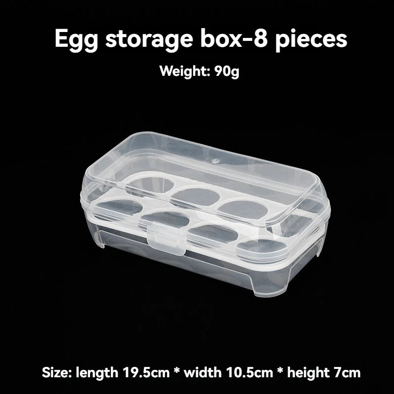 Outdoor Shockproof Egg Storage Box – Portable Shatterproof Plastic Egg Tray for Camping, Travel & Home Use