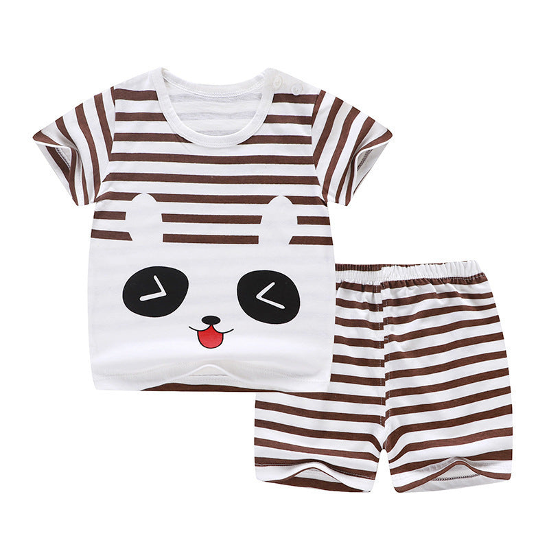 Children's summer short sleeve suit