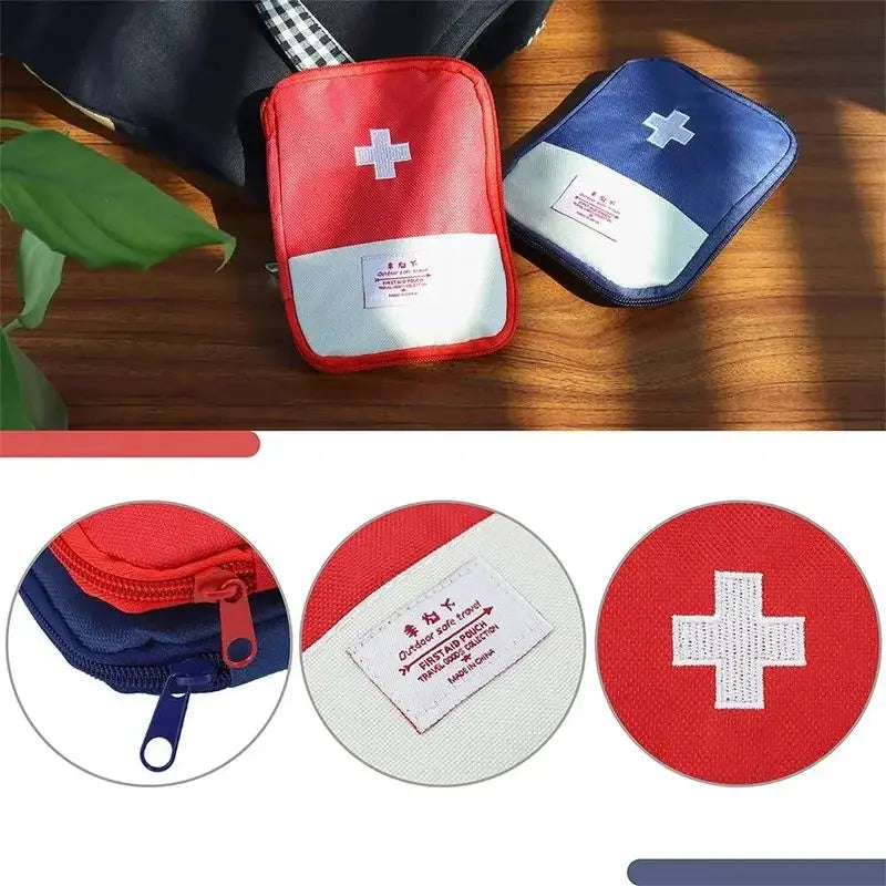 First Aid Kit Pouch – Home Medicine Storage & Emergency Survival Bag for Outdoor Travel and Rescue