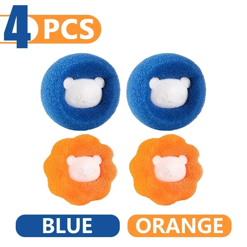 Reusable Laundry Balls Pet Hair Collector โ Washing Machine Lint & Fur Remover for Clothes