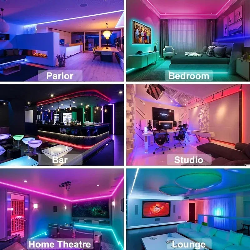 USB LED Strip Lights – APP Controlled RGB 5050 LED Tape Light for Room Décor & TV Backlight