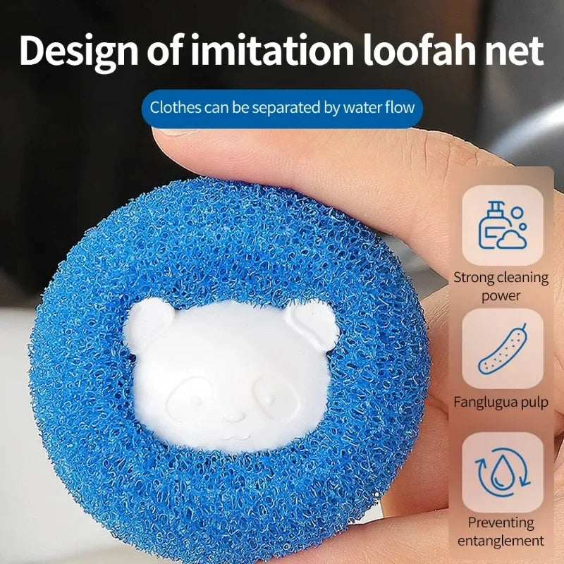 Reusable Laundry Balls Pet Hair Collector โ Washing Machine Lint & Fur Remover for Clothes