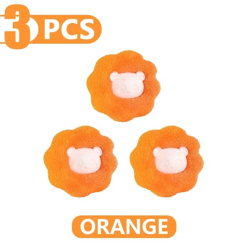 Reusable Laundry Balls Pet Hair Collector โ Washing Machine Lint & Fur Remover for Clothes