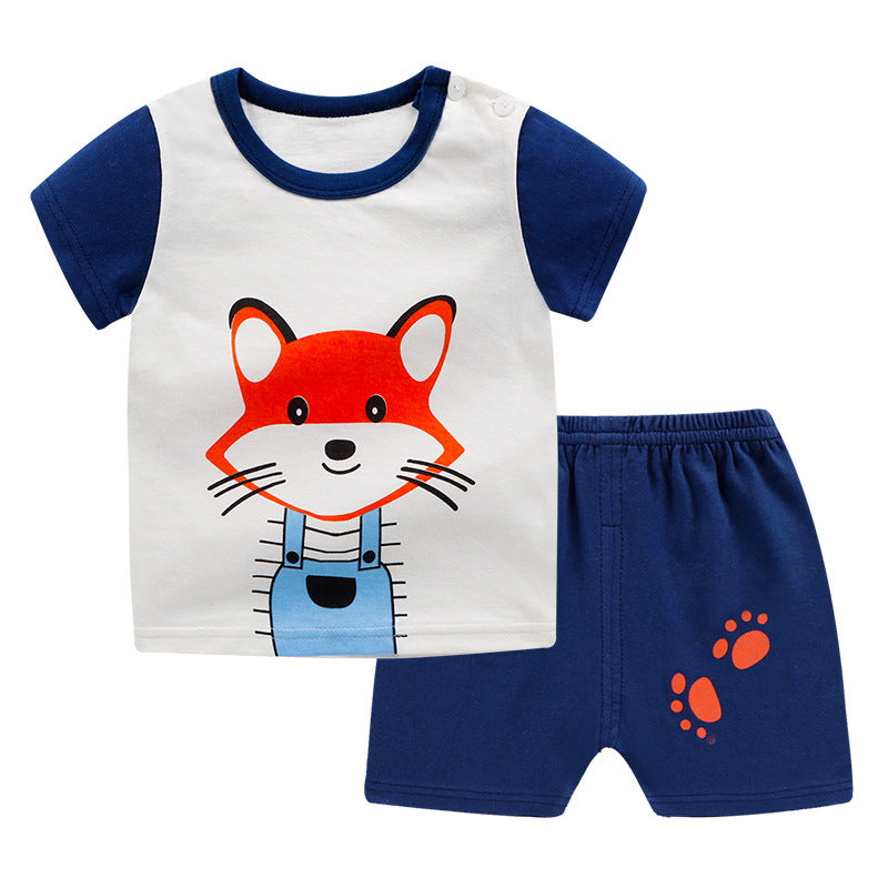 Children's summer short sleeve suit