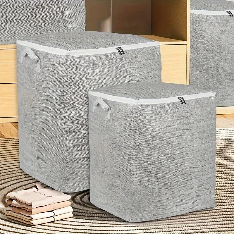 Large Capacity Moisture-Proof Storage Bag – Portable Organizing Moving & Clothing Packing Bag for Home