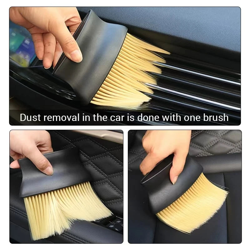 1 PC Car Air Outlet Cleaning Brush – Dashboard & Air Conditioner Dust Sweeping Tool for Auto & Home