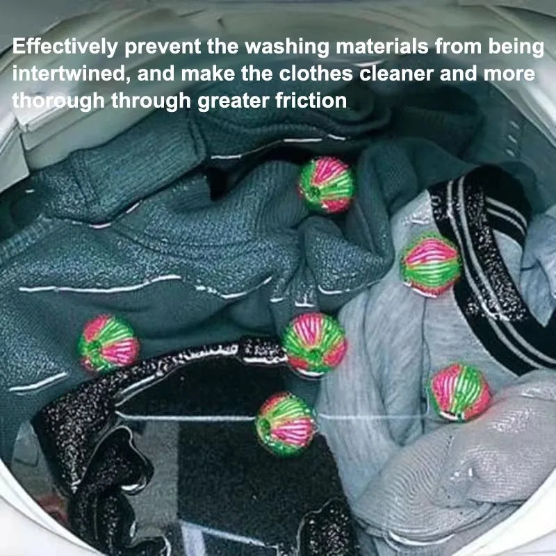 2 or 4pcs Reusable Pet Hair Remover Laundry Balls – Clothes Hair Catcher & Washing Machine Filter
