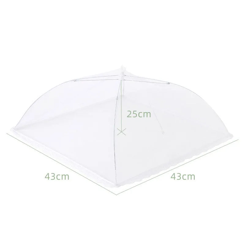 Food Cover Mesh – Folding, Washable, Insect-Proof Table Cover for Home & Kitchen