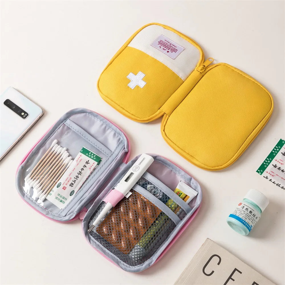 First Aid Kit Pouch – Home Medicine Storage & Emergency Survival Bag for Outdoor Travel and Rescue