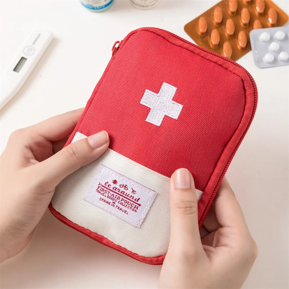 First Aid Kit Pouch – Home Medicine Storage & Emergency Survival Bag for Outdoor Travel and Rescue