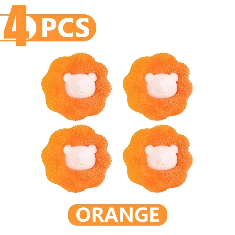 Reusable Laundry Balls Pet Hair Collector โ Washing Machine Lint & Fur Remover for Clothes