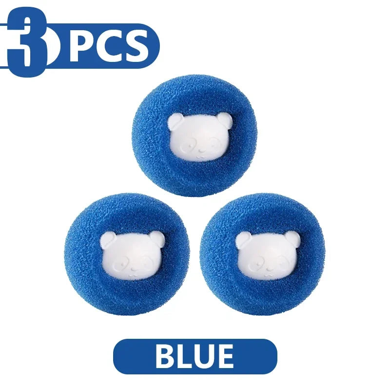 Reusable Laundry Balls Pet Hair Collector โ Washing Machine Lint & Fur Remover for Clothes
