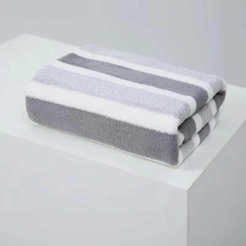 1PC Thickened Absorbent Bath Towel – Soft Face Towel for Home Use