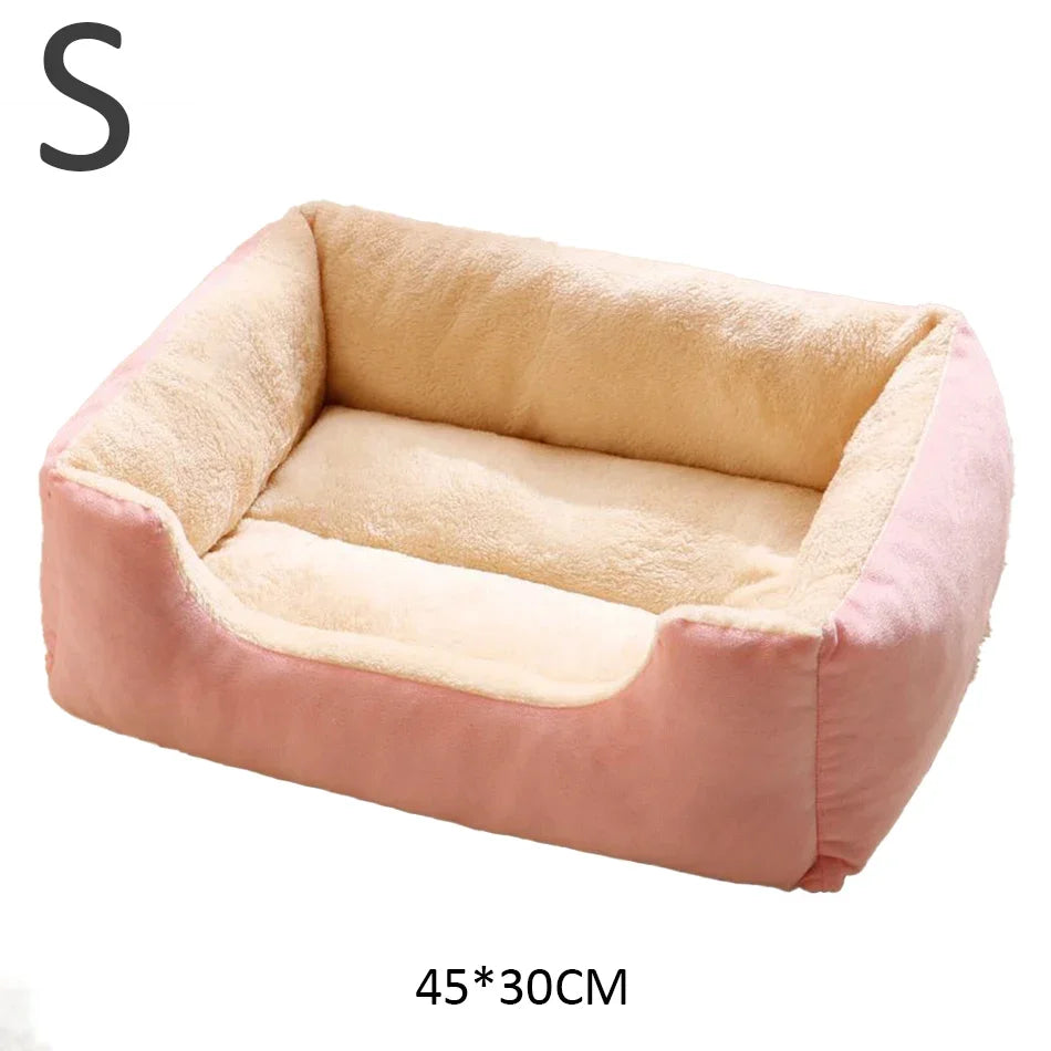 Cozy Pet Bed for Cats & Dogs – Soft Cushioned Basket & Habitat for Pets
