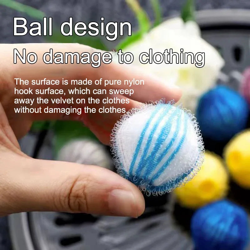 2 or 4pcs Reusable Pet Hair Remover Laundry Balls – Clothes Hair Catcher & Washing Machine Filter