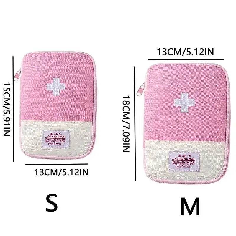 First Aid Kit Pouch – Home Medicine Storage & Emergency Survival Bag for Outdoor Travel and Rescue