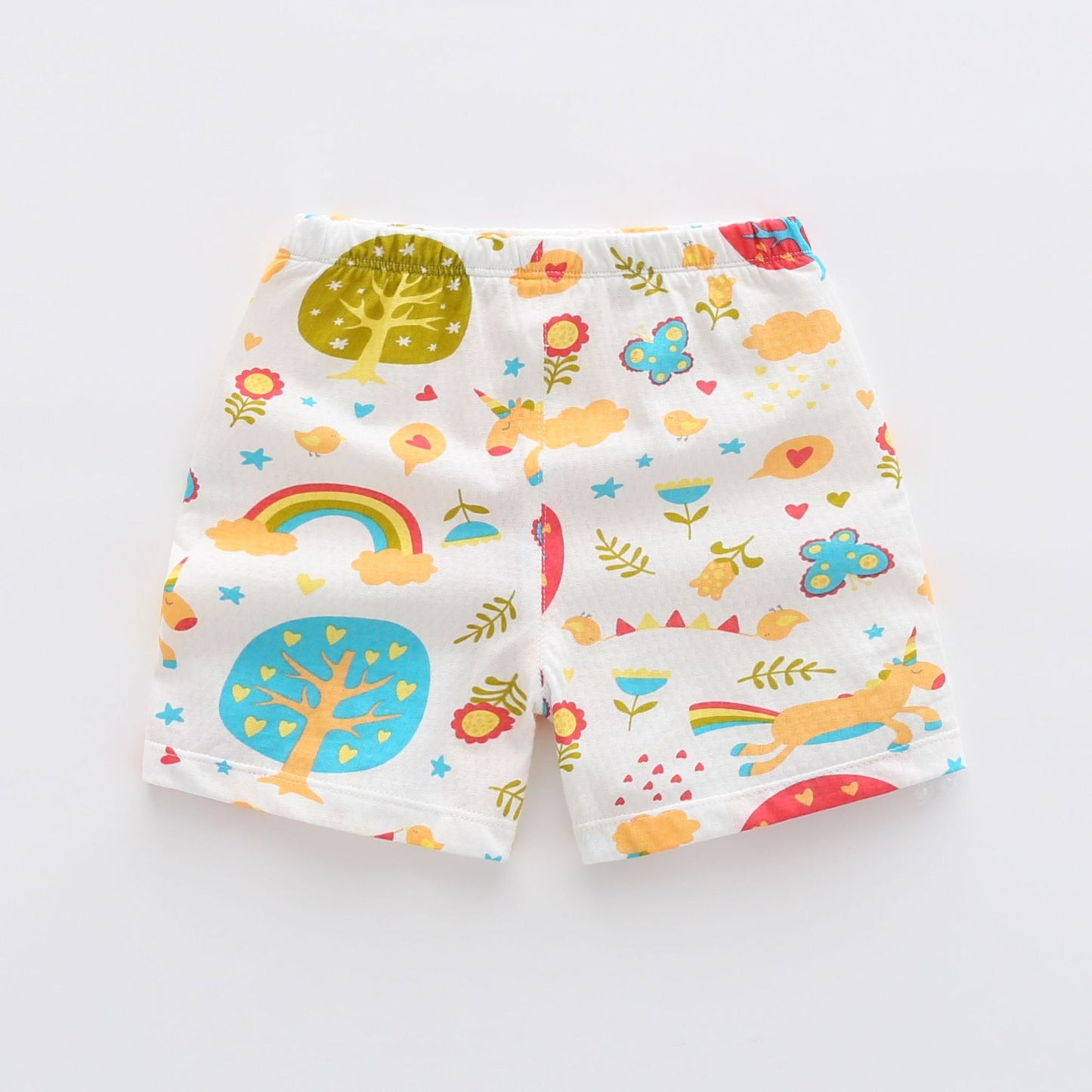 Boys Summer Cotton Thin Open Crotch Shorts