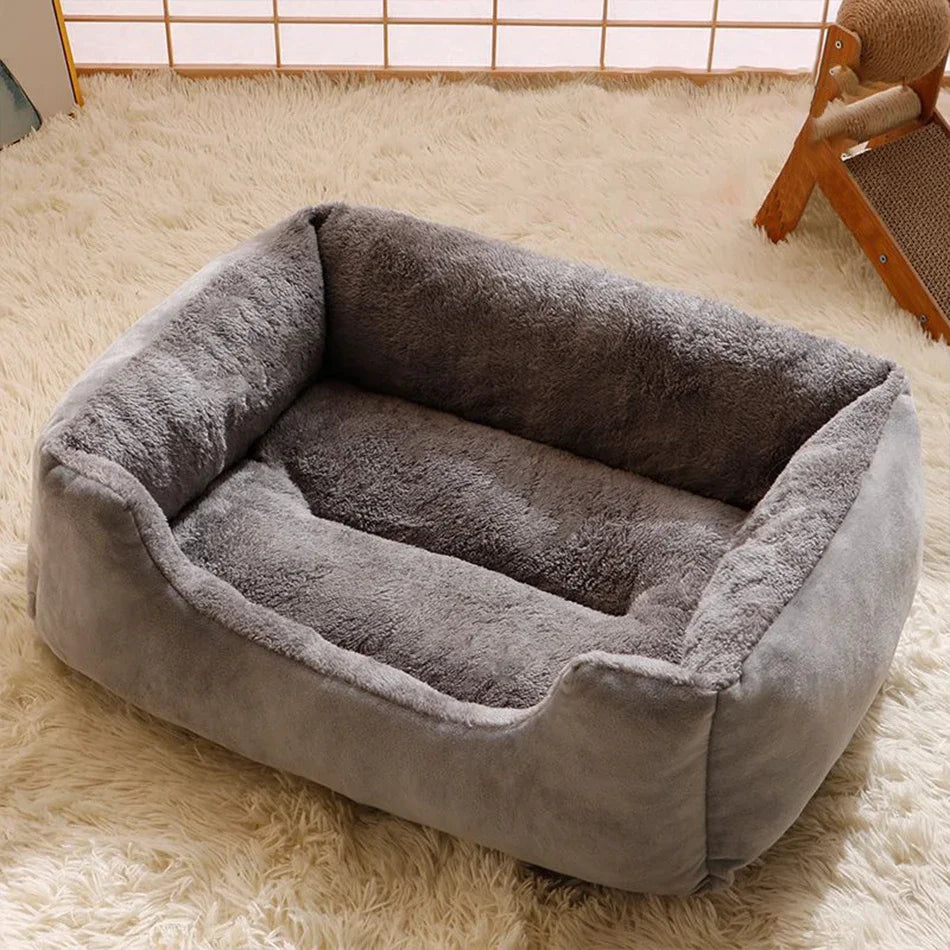 Cozy Pet Bed for Cats & Dogs – Soft Cushioned Basket & Habitat for Pets