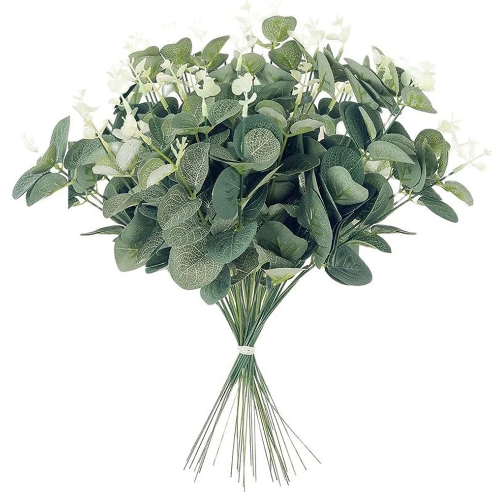 10/15pcs Artificial Baby’s Breath Flowers – Fake Gypsophila for Wedding, Party & Home Decoration DIY Bouquets