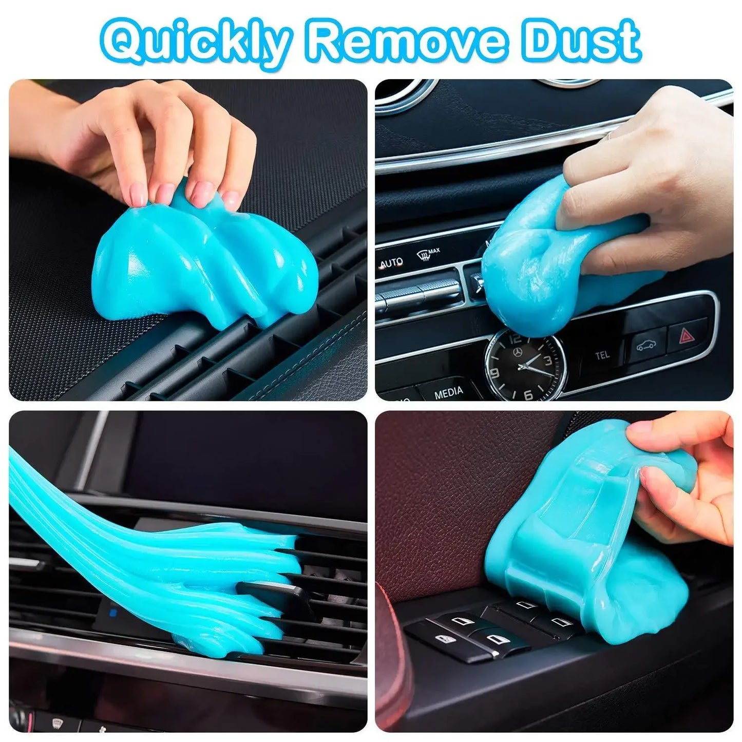 1PC Dust Removal Gel – Magic Clay Cleaning Tool for Car Interior, Keyboard & Household Dust