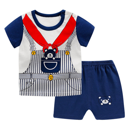 Children's summer short sleeve suit