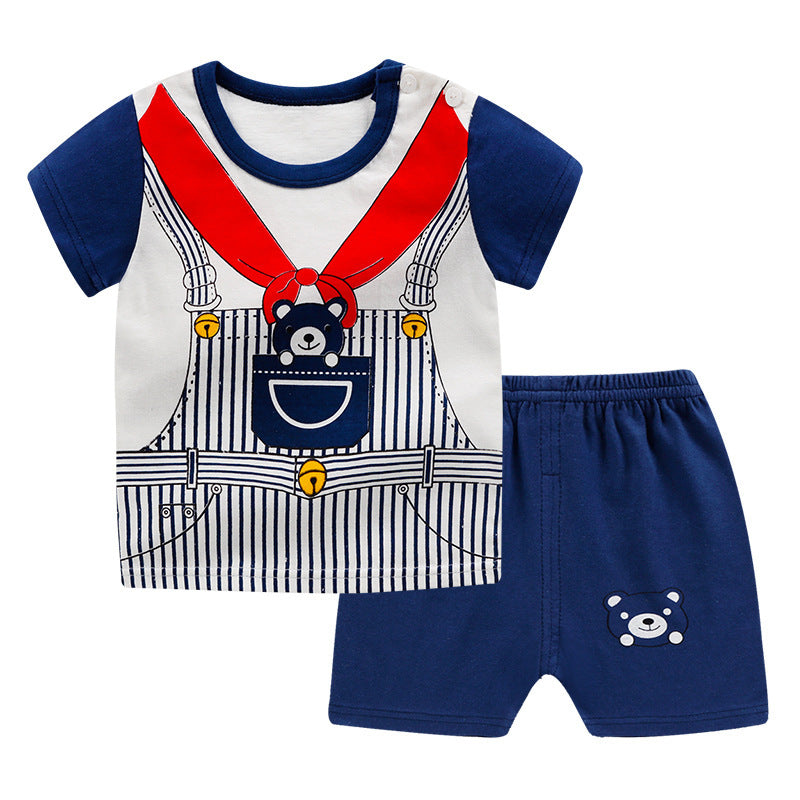 Children's summer short sleeve suit