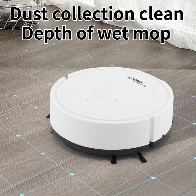 3-in-1 Intelligent Suction Sweeping Mop Robot – Automatic Mini Vacuum Cleaner for Lazy Home Cleaning