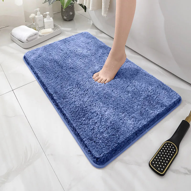 Ultra-Soft Plush Floor Mat – Non-Slip Water-Absorbent Rug for Bathroom, Bedroom & Living Room