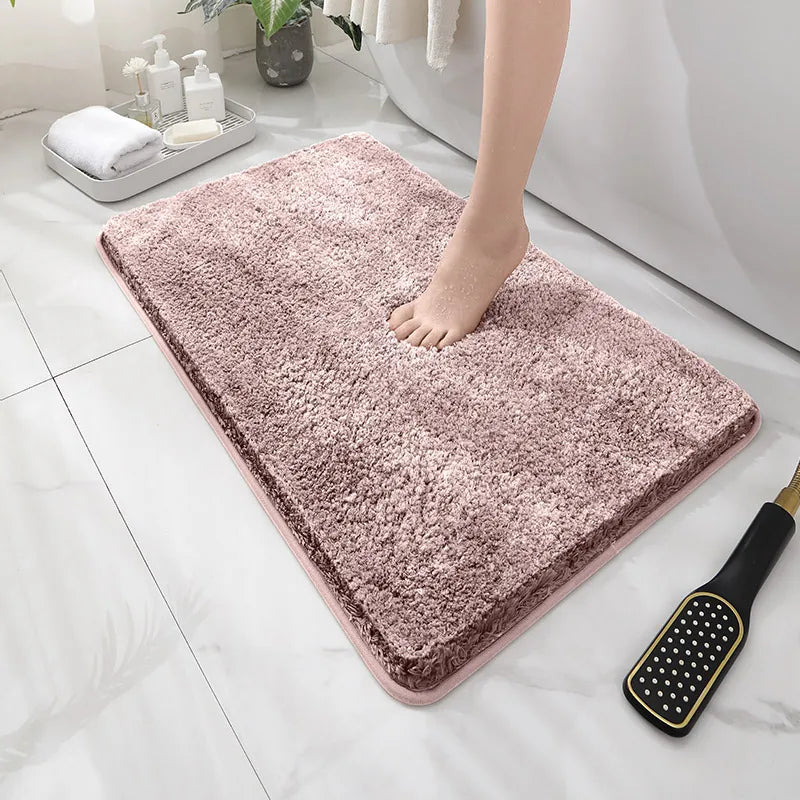 Ultra-Soft Plush Floor Mat – Non-Slip Water-Absorbent Rug for Bathroom, Bedroom & Living Room