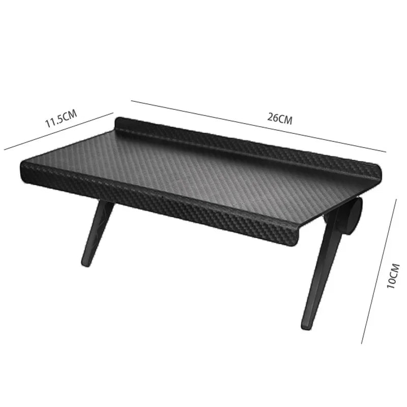 Home Organizer Adjustable TV Screen Top Shelf Rack – Computer Monitor & Desktop Display Stand with Router Storage