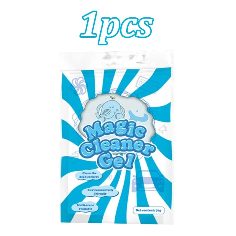 1PC Dust Removal Gel – Magic Clay Cleaning Tool for Car Interior, Keyboard & Household Dust