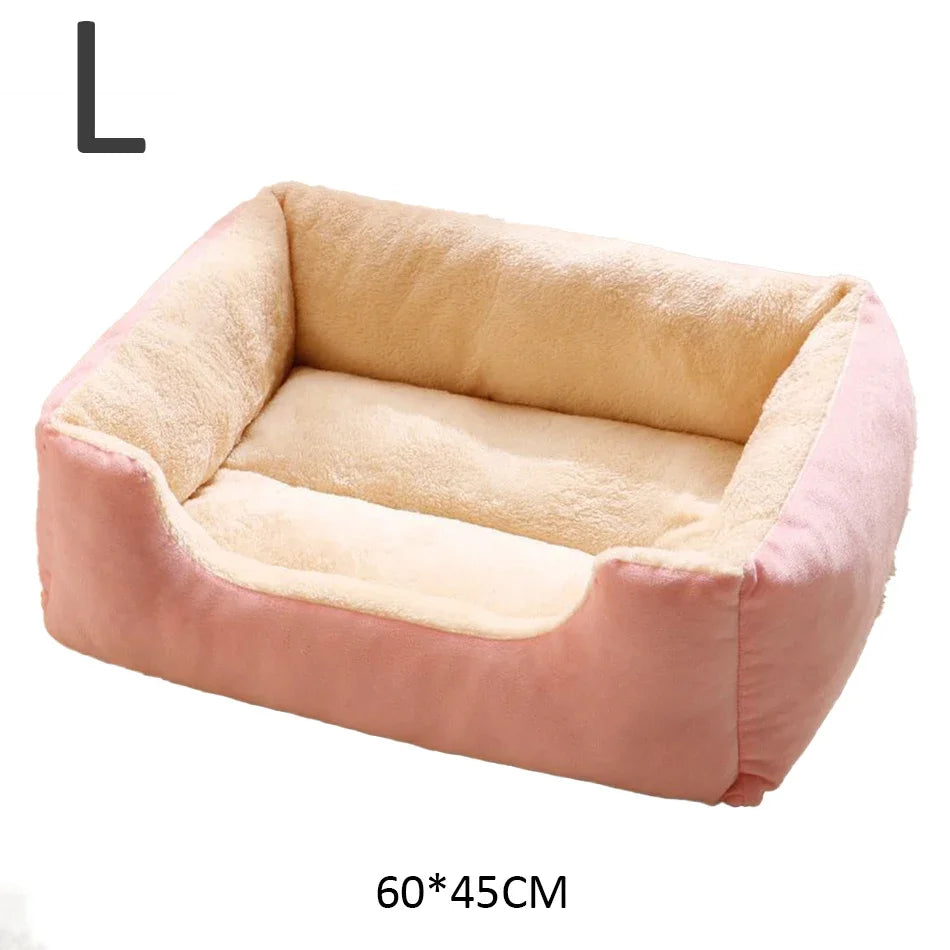 Cozy Pet Bed for Cats & Dogs – Soft Cushioned Basket & Habitat for Pets