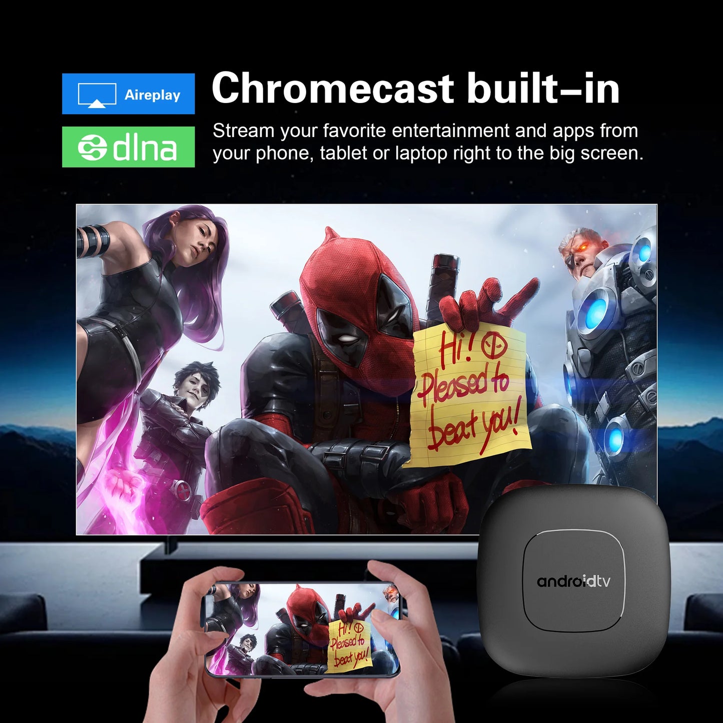 Mortal T1 WiFi6 Smart TV Box – Android 14, Allwinner H313, 2GB RAM 8/16GB Storage, Bluetooth, 4K Support, Free & Live TV