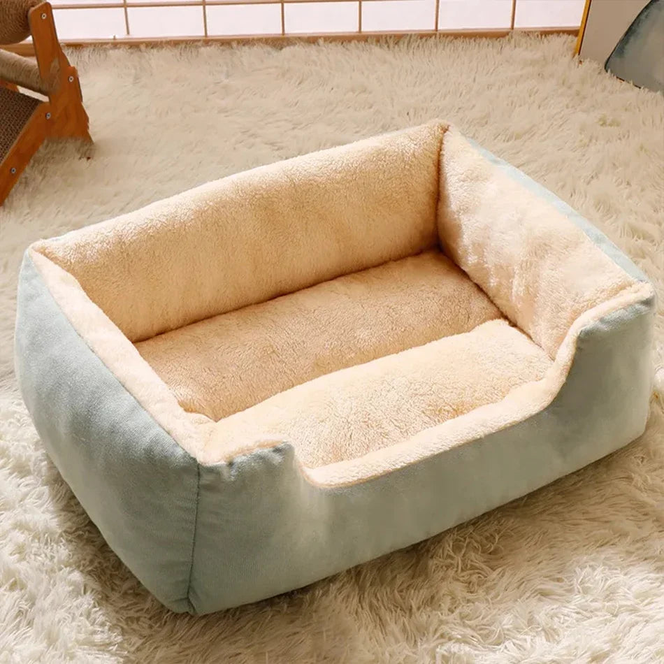 Cozy Pet Bed for Cats & Dogs – Soft Cushioned Basket & Habitat for Pets