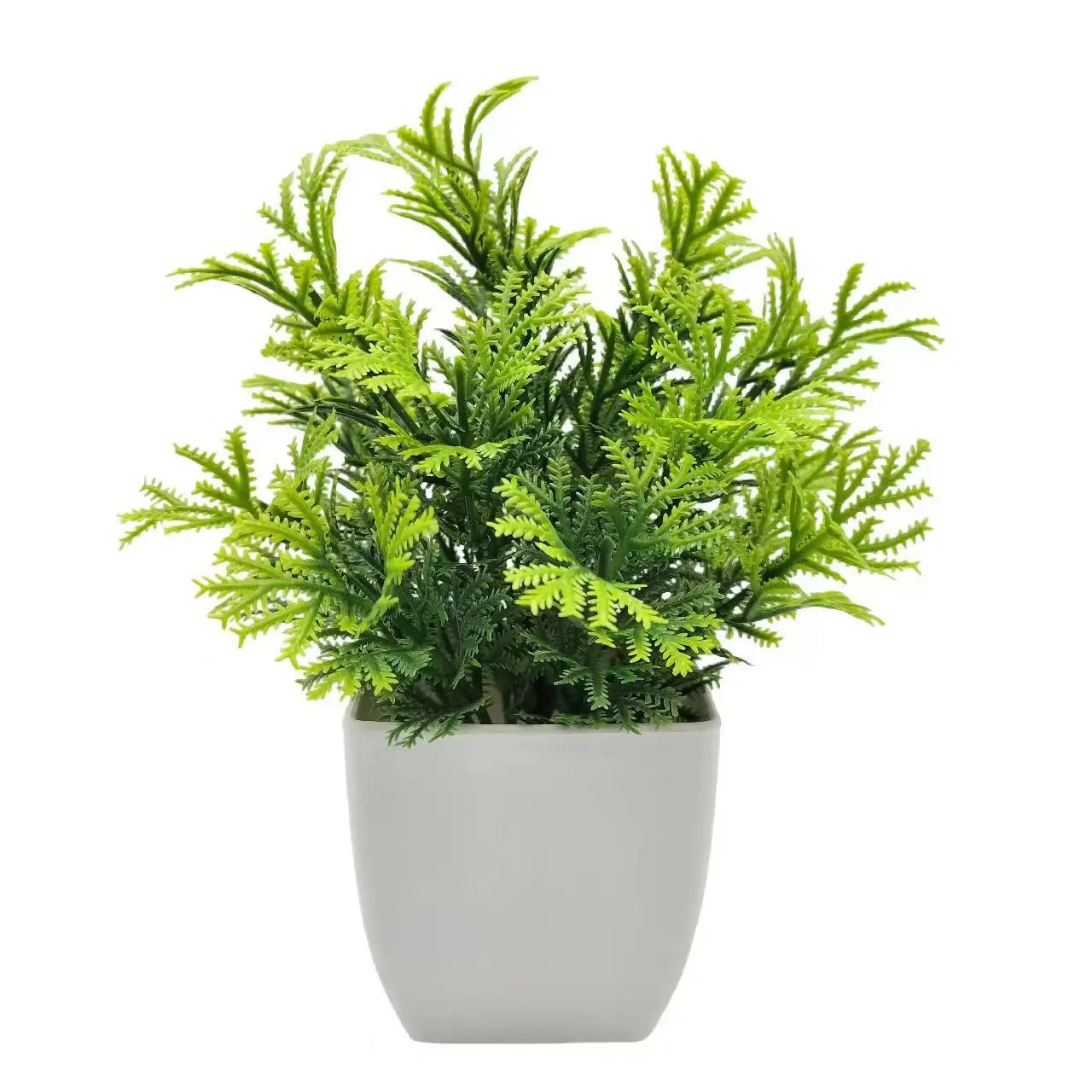 1pc Artificial Plant in Plastic Pot – Realistic Greenery for Home, Office, Living Room & Bedroom Decor