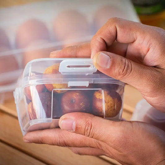 Outdoor Shockproof Egg Storage Box – Portable Shatterproof Plastic Egg Tray for Camping, Travel & Home Use