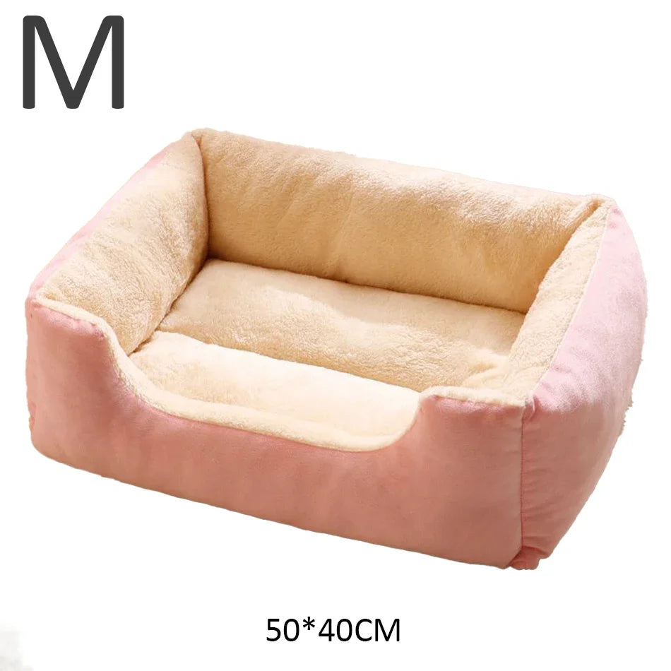 Cozy Pet Bed for Cats & Dogs – Soft Cushioned Basket & Habitat for Pets