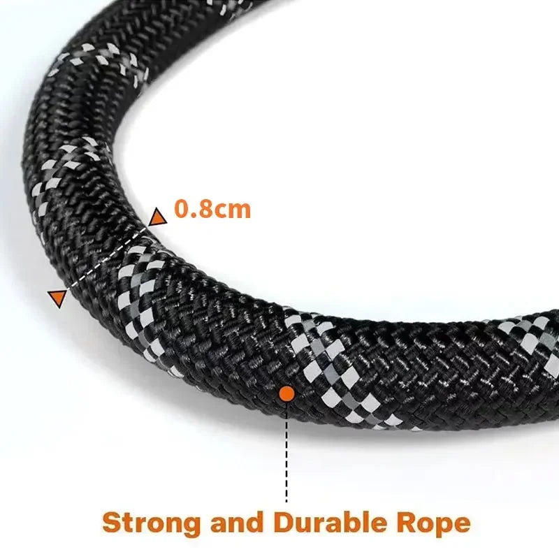 Reflective Dog Leash – Durable Traction Rope with Padded Handle for Small to Large Dogs
