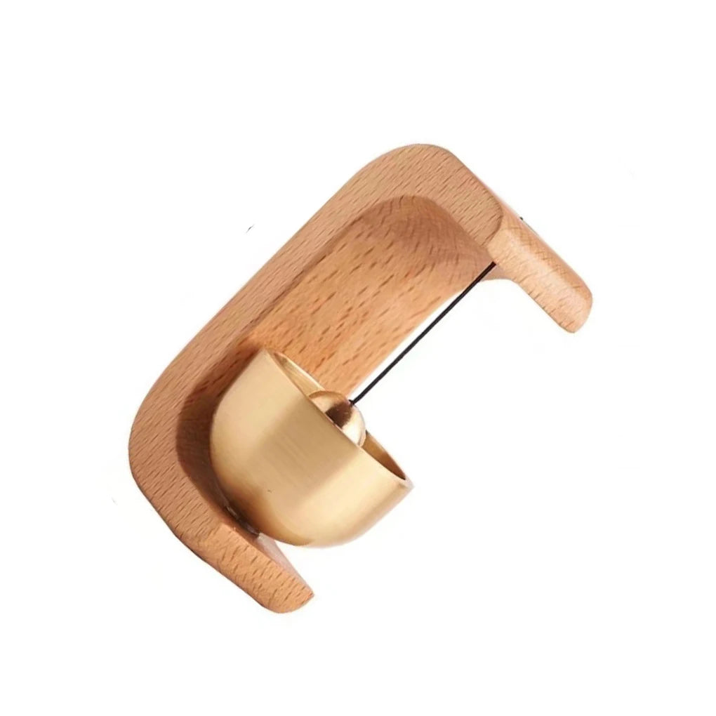 Wireless Doorbell with Wooden Wind Chimes – Decorative Entrance Bell for Home Opening & Decoration