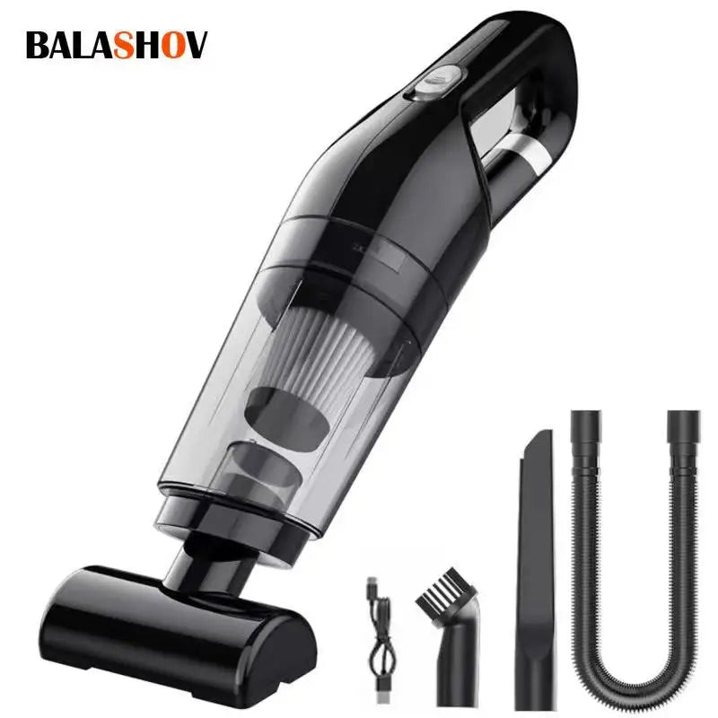 Handheld Rechargeable Vacuum Cleaner – Portable Wireless Dust Catcher for Home & Car, Dual Purpose 10000PA Suction