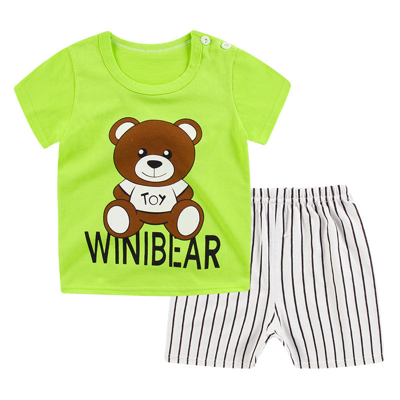 Children's summer short sleeve suit
