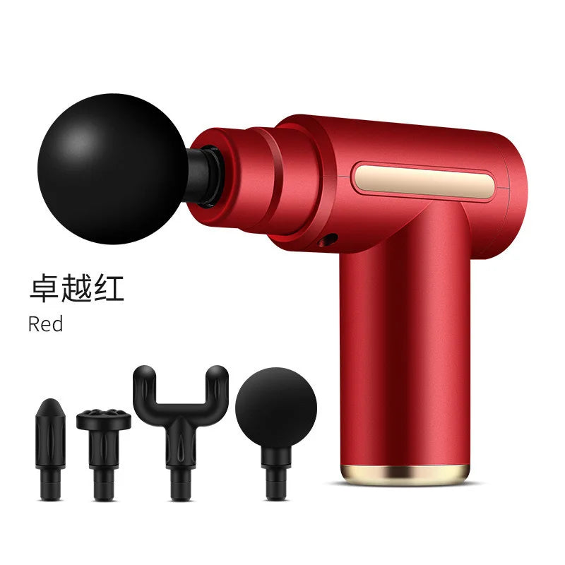 Massage Gun Muscle Relaxation Massage Equipment Neck Membrane Rob Cervical Spine Massage Instrument Mini Fascia Gun Wireless