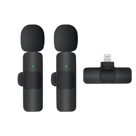Mini Wireless Lavalier Microphone – Mobile Phone Mic for iPhone, Video Recording, Live Streaming & YouTube
