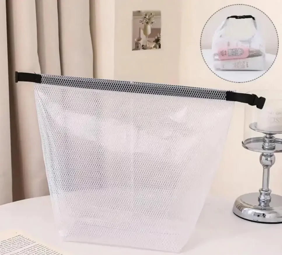 Waterproof Drawstring Storage Bag – Large Capacity Fitness, Swimming & Toiletries Organizer for Men & Women
