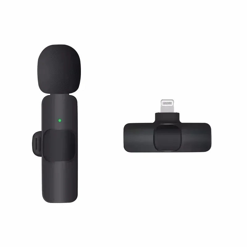 Mini Wireless Lavalier Microphone – Mobile Phone Mic for iPhone, Video Recording, Live Streaming & YouTube